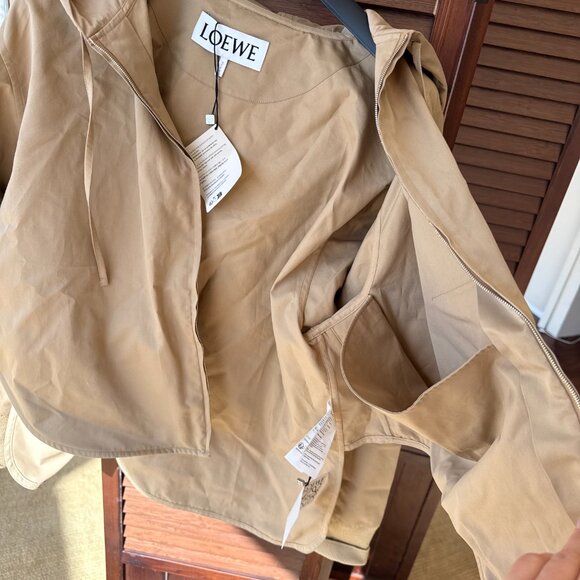 Loewe Anagram Khaki Hooded Jacket - Picture 12 of 12